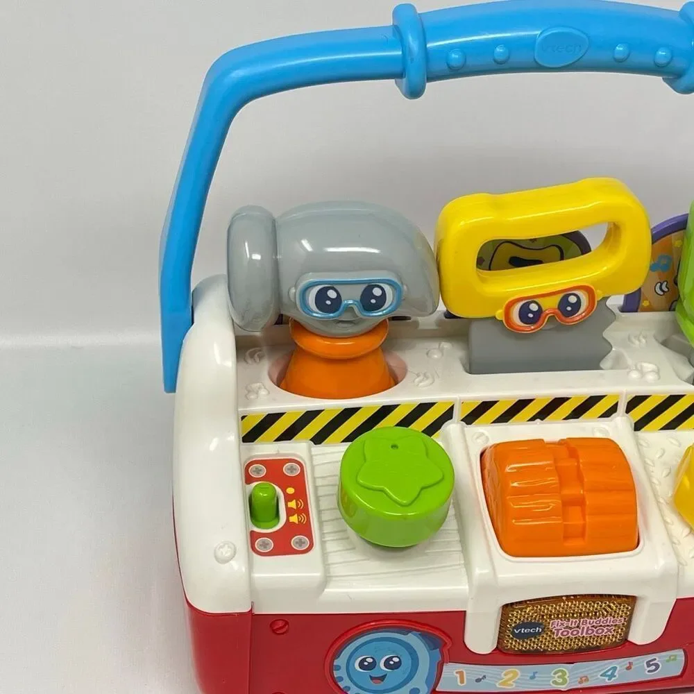 VTech Fix It Buddies Toolbox Toddler Colors Numbers Learning Toy Dexterity Sound